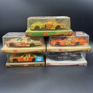 Lot Of 5 Winners Circle NASCAR Diecast Cars Scale 1:24 Racecars Vintage